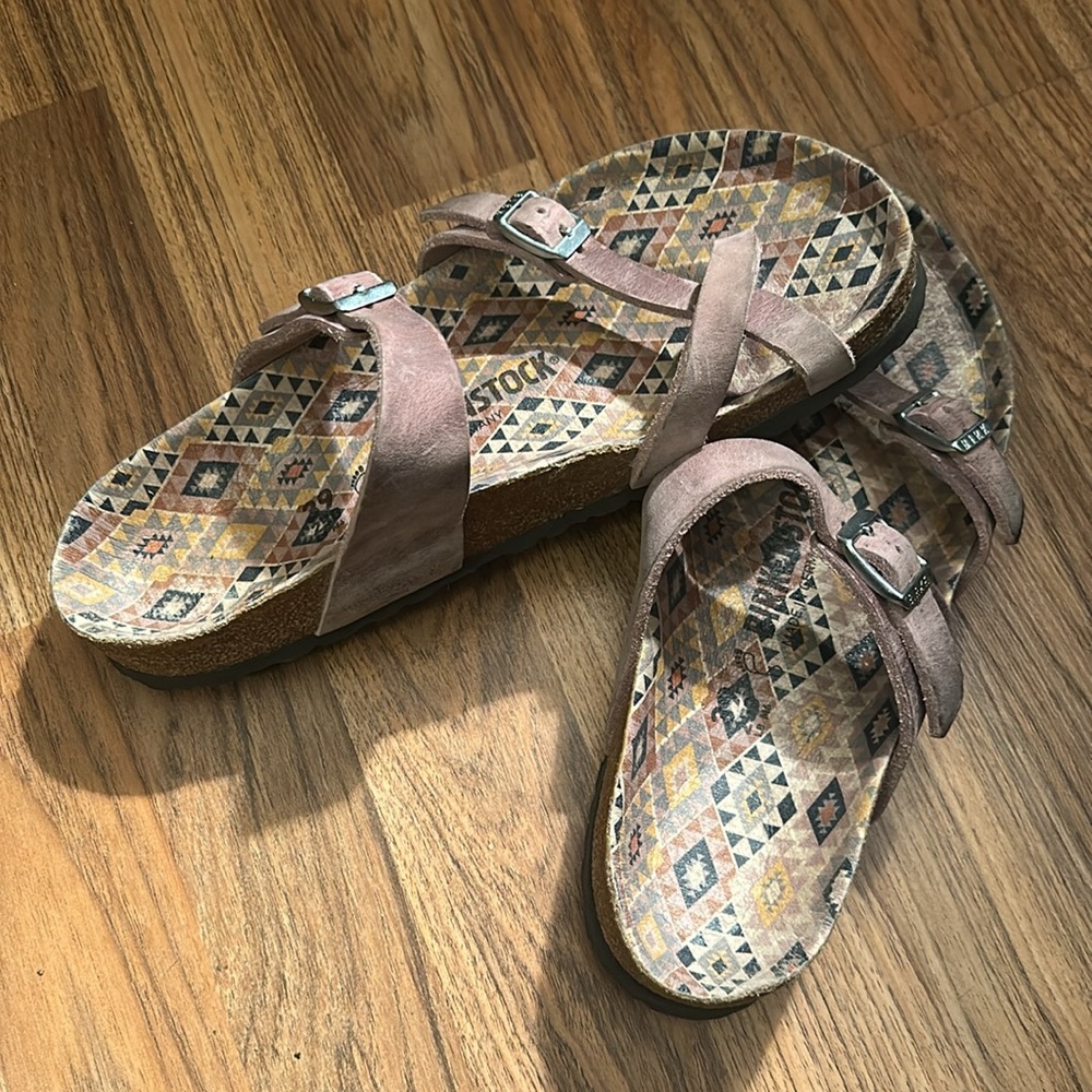 Birkenstock Mayari purple-oiled leather Sandals 39